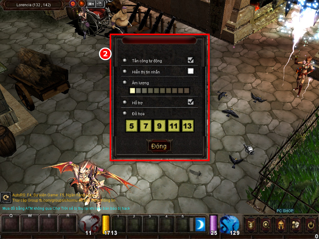 Chức năng chính của Game MU Huynh Đệ Chức năng chính của Game MU Huynh Đệ